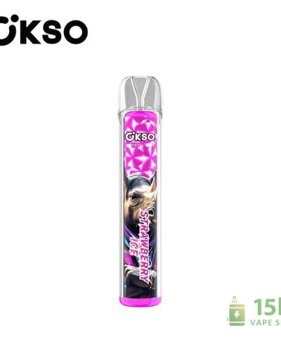 OKSO Crystal Bar 800 Disposable Vape - Mesh Coil, 800 Puffs, Multiple Nicotine