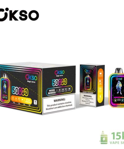 Alternative view of OKSO Magic Mirror 50K Disposable Vape | 50,000 Puffs Dual Mesh Coil