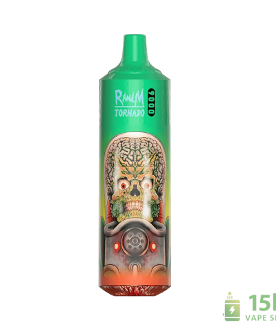 Alternative view of RandM Tornado 9000 Disposable Vape - Rechargeable Mesh Coil 9000 Puffs