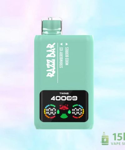 Alternative view of Razz Bar 40000 Disposable Vape with Double Flavor Rechargeable