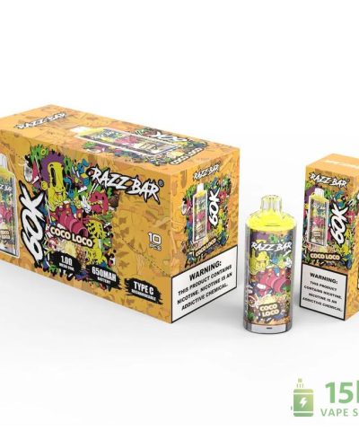 Razz Bar 60K Puffs Disposable Vape - 16 Flavors, 650mAh Battery, 56ml E-liquid