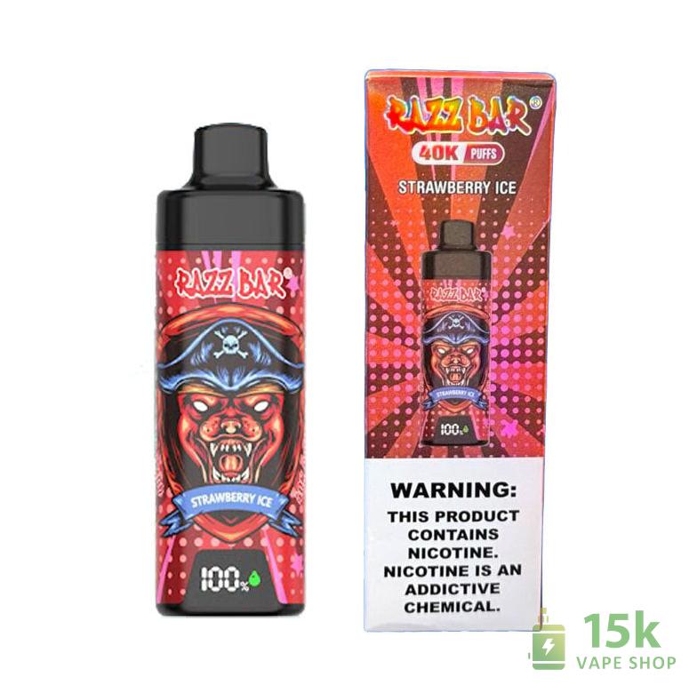 Razz Bar NEW 40000 jednorazowy Vape - 40 tys. zaciągnięć, ładowalny