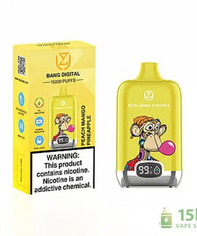 Alternative view of Uzy Bang Digital 15000 Puffs Rechargeable Vape - 20ml E-Liquid & LED Display