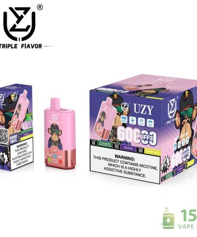 UZY Triple Flavors 60000 Disposable Vape - 60K Puffs, Triple Chambers