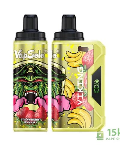 Vapsolo Viking 12000 Disposable Vape - 12K Puffs, Rechargeable, Adjustable Airflow