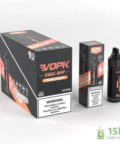 Alternative view of VOPK COOL BAR 9000 Disposable Vape Pen with Mesh Coil & Adjustable Airflow