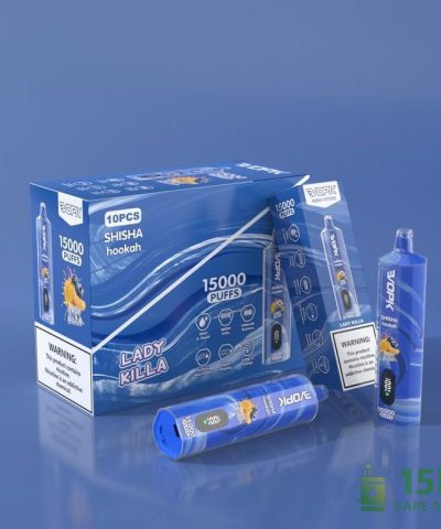 VOPK Shisha Hookah 15000 Puffs Disposable Vape - DTL Mesh Coil, 10 Flavors