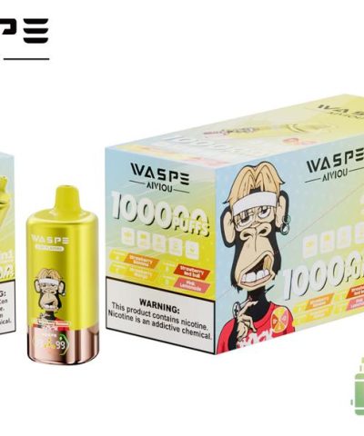 Alternative view of WASPE 100000 Disposable Vape | 100K Puffs with Mesh Coil & Rechargeable