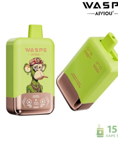 Waspe 40000 Puffs Double Flavor Disposable Vape with LED Display & Rechargeable