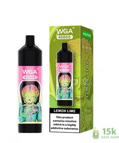 Alternative view of WGA Vape 40000 Puff Dual-Flavor Rechargeable E-Cigarette