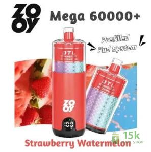 Alternative view of Zooy MEGA 60000 Kit - 60K Puffs Prefilled Pod System with 1700mAh Battery & Smart Screen