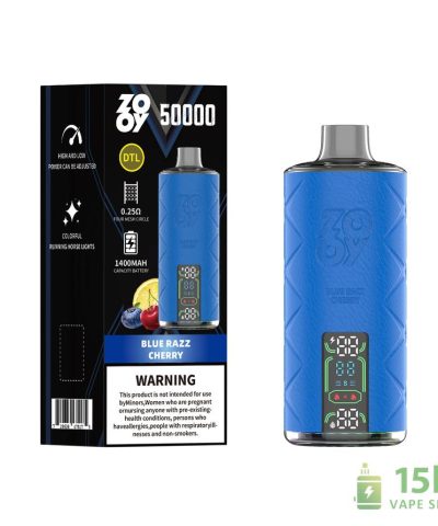 Zooy Shisha 50000 Puffs Disposable Vape - Smart Display & Rechargeable