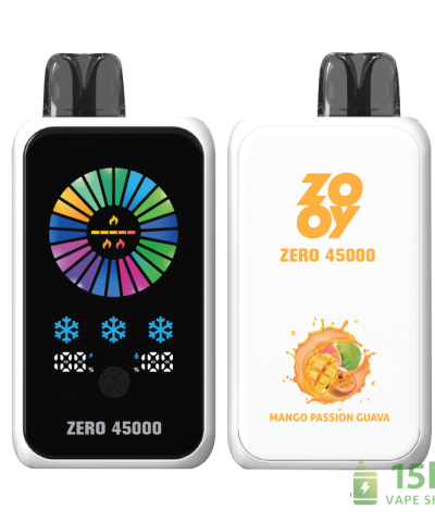 Alternative view of Zooy Zero 45000 Puffs ICE-NIC Control Disposable Vape - Adjustable Nicotine & Ice